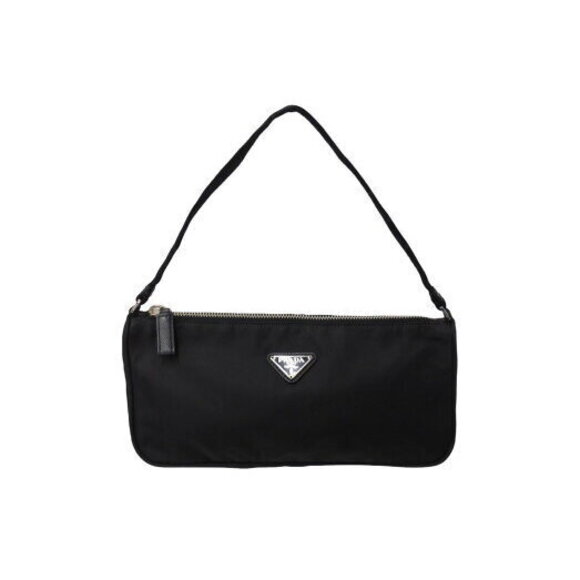 Prada Handbags - Prada One Shoulder Bag Accessory Pouch Triangle Logo Black Nylon